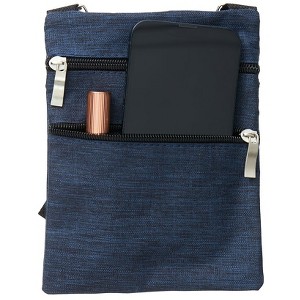 The Lakeside Collection Denim-Look Crossbody Bag - 1 of 3