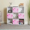 DOMETOUR 6 Piece Cube Storage Bins, 11 Inch Collapsible Storage Cube Organizer with Handle - 2 of 4