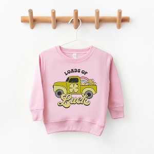 The Juniper Shop Loads Of Luck Retro Truck Toddler Graphic Sweatshirt - 1 of 2