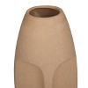 Olivia & May Set of 2 Ceramic Easter Island Head Vase: Stoneware Amphora, Contemporary Tabletop Decor - image 4 of 4