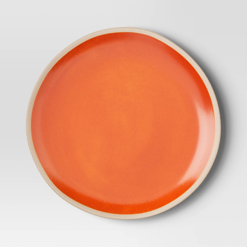 Photos - Other kitchen utensils 10.5" Melamine Dinner Plate Orange - Threshold™