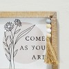 VIP Wood 8 in. White Come As You Are Sign - 4 of 4