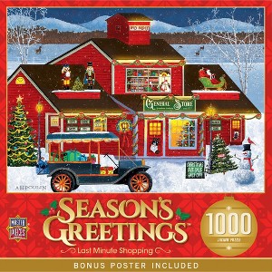 MasterPieces 1000 Piece Jigsaw Puzzle - Last Minute Shopping - 19.25"x26.75" - 1 of 4