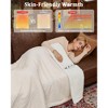 Waffle Heated Blanket, Fast Heating Electric Blanket with LCD Controller, 6 Heat Levels & 4 Hour Auto Shut Off, Machine Washable Warming Blanket - 3 of 4