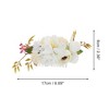 Unique Bargains Women's Portable Simulated Flowers Side Comb 1 Pc - 2 of 4