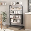 Vynxaria Convertible Solid Wood Table and Shelf with Metal Frame - 4 of 4