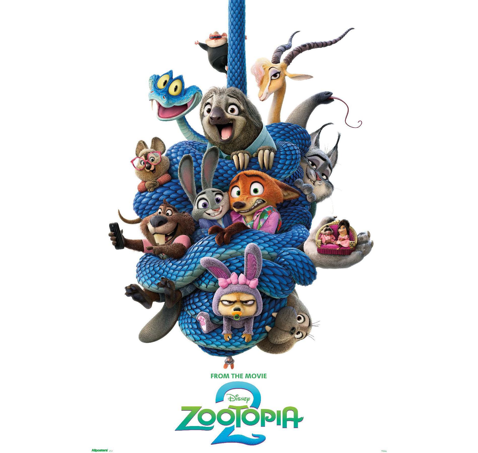 Trends International Disney Zootopia 2 (2025) - Group One Sheet Unframed Wall Poster Prints