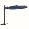 Sonkuki 10-ft LED Solar Lights Outdoor Octagon Cantilever Patio Umbrella - 2 of 4