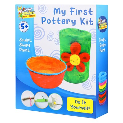 Play Brainy | Pottery Kit for Kids - Do It Yourself Clay Kit