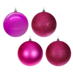 Vickerman Hot Pink Ball Ornament - 1 of 4