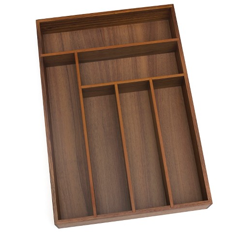 Lipper International Acacia Silverware Organizer (22.5")