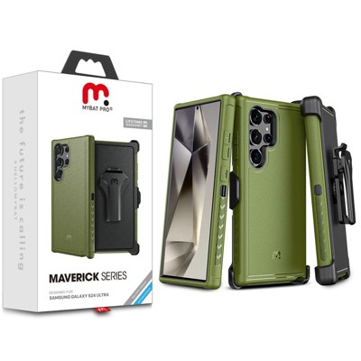 MyBat Pro Maverick Series Case w/ Holster for Samsung Galaxy S24 Ultra