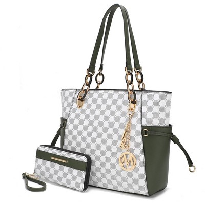 MKF Collection Xenia Circular Print Tote Bag with Wallet by Mia K