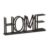 HomeRoots 11" Black Metal Home Tabletop Sign - 4 of 4