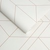 Balance White and Rose Gold Geometric Paste the Wall Wallpaper - 3 of 4
