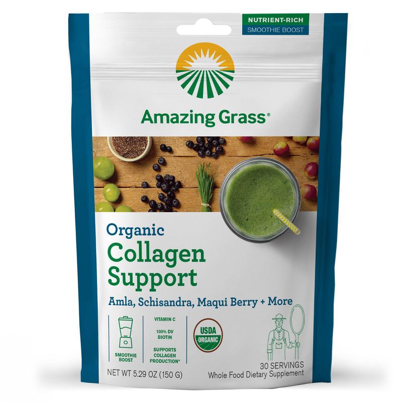 Amazing Grass Organic Collagen Support Powder - 5.29oz, 1 of 8
