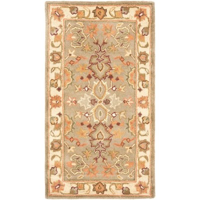 Heritage Hg959 Hand Tufted Accent Rug - Light Green/beige - 2'x3 ...