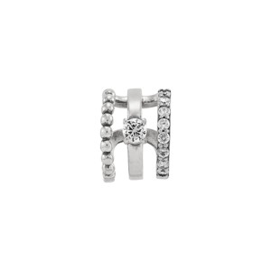 Silpada 'Triplet' Sterling Silver White Cubic Zirconia Ear Cuff - 1 of 4