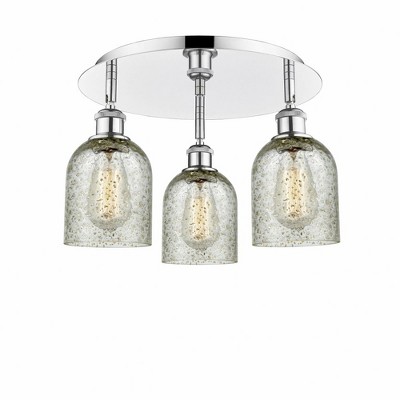 Caledonia - 3 Light Flush Mount In Industrial Style-9.5 Inches Tall and 16.75 Inches Wide