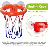 Kids Bathtub Basketball Hoop Mold Free with Suction Cup and 3 No Hole Balls Shower Toys for Toddlers - 2 of 4