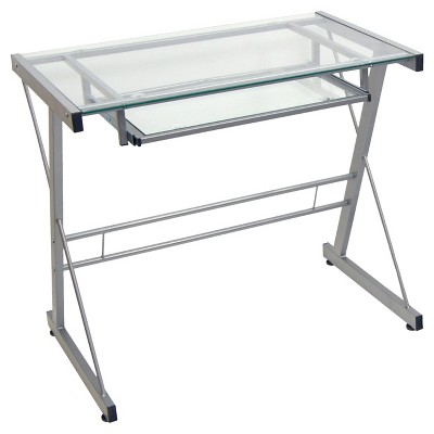 target glass desk