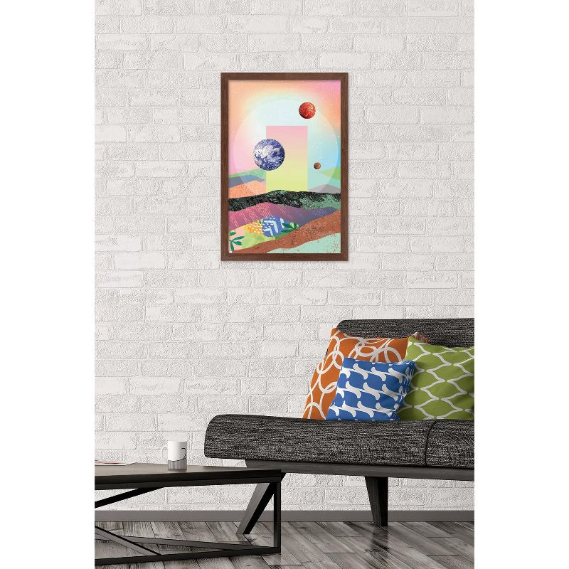 Trends International Abstract Space Framed Wall Poster Prints, 2 of 7