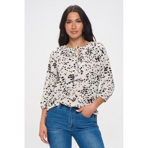 WEST K Women's Sophia Three Quarter Sleeve Blouse - 1 of 4