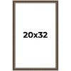 PosterPalooza | Sculpted Silver Picture Frame - UV Acrylic, Foam Board Backing, Hanging Hardware - 2 of 4