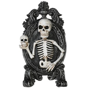 10" Skeleton Throne Decor - 1 of 4