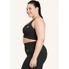 Peloton Women's Seamless Square Neck Bra, Black - 3 of 4