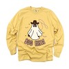 Simply Sage Market Women's Boo Haw Long Sleeve Garment Dyed Tee - 2 of 3