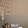 Luna Natural Cream and Copper Leaves Trail Paste the Wall Wallpaper - 2 of 4