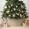 Christmas Roll Up Cable Knit Taupe - Wondershop™ - 2 of 4