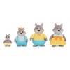 Li'l Woodzeez Miniature Animal Figurine Set - GrayPaws Wolf Family - image 3 of 3