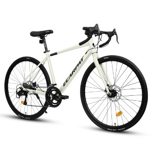 RISOKEYS City Commuting Road Bicycle 700C Tires,16 Speeds, Aluminum Alloy Frame Disc Brake Bike,City Commuting Road Bicycle for Men Women, - 1 of 4