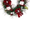 Northlight Snowmen and Icicles Pine Artificial Christmas Wreath - 40" - Unlit - 4 of 4