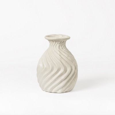 MH London Epsom Ecomix Decorative Vase with Wavy Pattern