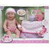 JC Toys La Newborn 13" Baby Doll with 7pc Diaper Bag Set - image 3 of 4