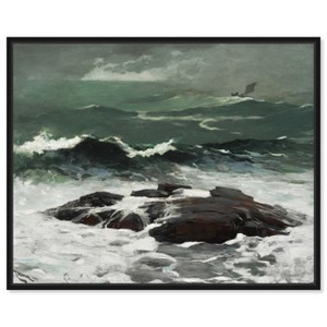 Art Remedy Summer Squall by Winslow Homer Classic Landscape and Portrait Wall Art Framed - 1 of 4