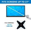 Mount-It! Dual Monitor Desk Mount with Full Motion Swivel Arms | Premium Aluminum Material with Modular Quick Connect Function - 3 of 4