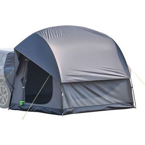 VEVOR SUV Tent for Camping, 8FT L x 8FT W, Waterproof PU2000mm Spacious Double Layer Design for 5-8 Person, SUV Camping Tent with Mesh Windows,Gray - 1 of 4