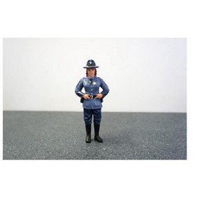 State Trooper Sharon Figure For 1:24 Diecast Model Cars by American Diorama - 1 of 3