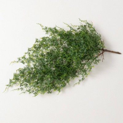 Sullivans Artificial 29" Hanging Mini Fern, Green
