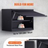 VEVOR Metal Storage Cabinet, 120lbs Load Capacity per Shelf, 20'' Tall Wall-Mounted Powder-Coating Steel Garage Cabinet with Adjustable Shelf - 4 of 4
