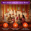 Store Indya Marigold Garland Flower Strings 5 Ft Each X 5 Pcs (Design 1) - 4 of 4