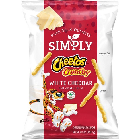 Simply Cheetos Crunchy White Cheddar Puffed Snacks - 8.5oz - image 1 of 4