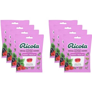 Ricola Oral Anesthetic Berry Medley - Pack of 8 - 19pc - 1 of 2