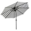 WestinTrends 9 Ft Outdoor Patio Market Table Umbrella with Square Plastic Fillable Base - 3 of 4