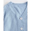 Women's Chunky Cardigan Sweater with Front Button Lantern Sleeves Knit Shrugs - 4 of 4