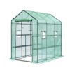 57 x 85 x 77'' Greenhouses for Outdoors, with Mesh Side Windows, PE Cover, 8 Shelves, Heavy Duty Walk in Green House for Backyard Garden Indoor - 2 of 4